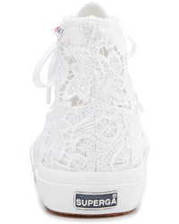 Baskets montantes blanches Superga