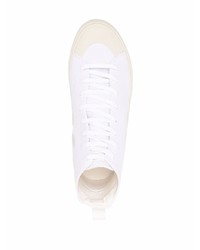 Baskets montantes blanches Veja