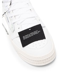 Baskets montantes blanches Off-White