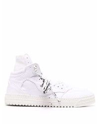 Baskets montantes blanches Off-White