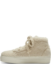 Baskets montantes blanches Helmut Lang