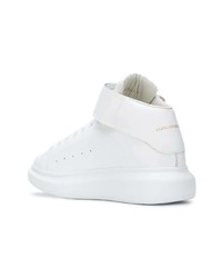 Baskets montantes blanches Alexander McQueen