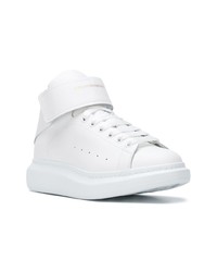 Baskets montantes blanches Alexander McQueen