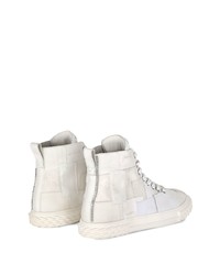 Baskets montantes blanches Giuseppe Zanotti