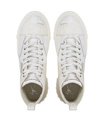 Baskets montantes blanches Giuseppe Zanotti