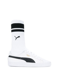 Baskets montantes blanches Puma