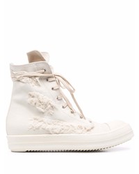Baskets montantes blanches Rick Owens DRKSHDW
