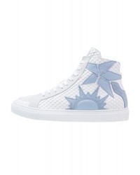 Baskets montantes blanches Roberto Cavalli