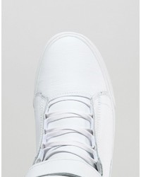 Baskets montantes blanches Supra