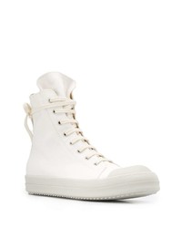 Baskets montantes blanches Rick Owens DRKSHDW