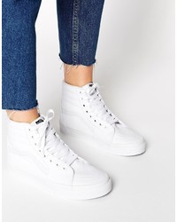 Baskets montantes blanches Vans