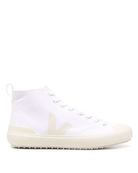 Baskets montantes blanches Veja