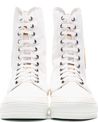 Baskets montantes blanches Alexander McQueen