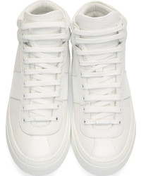 Baskets montantes blanches Jimmy Choo