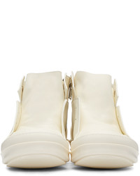 Baskets montantes blanches Rick Owens