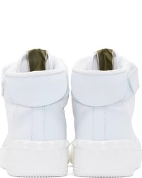 Baskets montantes blanches Valentino