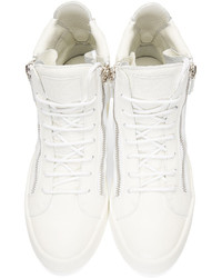 Baskets montantes blanches Giuseppe Zanotti