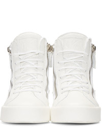 Baskets montantes blanches Giuseppe Zanotti