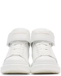 Baskets montantes blanches Alexander McQueen