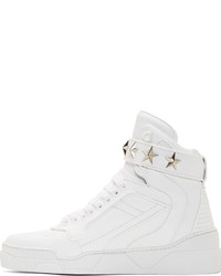 Baskets montantes blanches Givenchy