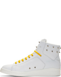 Baskets montantes blanches Alexander McQueen