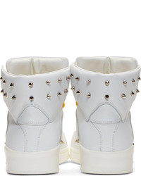 Baskets montantes blanches Alexander McQueen