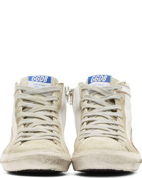 Baskets montantes blanches Golden Goose