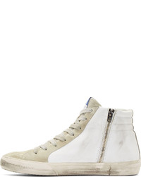 Baskets montantes blanches Golden Goose