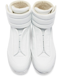 Baskets montantes blanches Maison Margiela