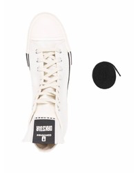 Baskets montantes blanches Rick Owens DRKSHDW