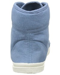 Baskets montantes bleu clair Bensimon