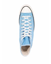 Baskets montantes bleu clair Converse