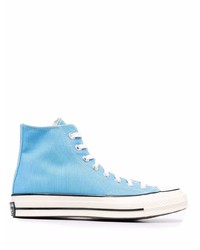 Baskets montantes bleu clair Converse