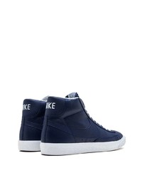 Baskets montantes bleu marine Nike