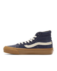 Baskets montantes bleu marine Vans