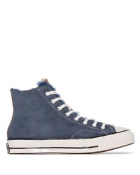 Baskets montantes bleu marine Converse