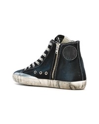 Baskets montantes bleu marine Golden Goose Deluxe Brand