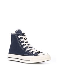 Baskets montantes bleu marine Converse