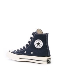 Baskets montantes bleu marine Converse