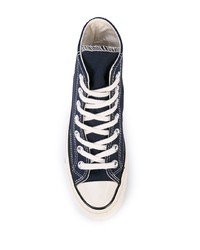 Baskets montantes bleu marine Converse