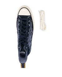 Baskets montantes bleu marine Converse