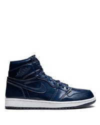 Baskets montantes bleu marine Jordan