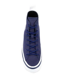 Baskets montantes bleu marine Kenzo