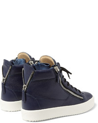 Baskets montantes bleu marine Giuseppe Zanotti