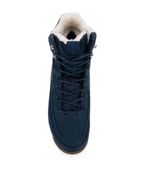 Baskets montantes bleu marine Lacoste