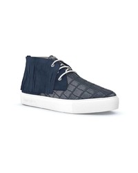 Baskets montantes bleu marine Swear