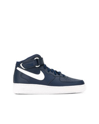 Baskets montantes bleu marine Nike