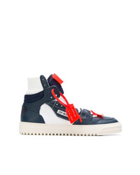 Baskets montantes bleu marine Off-White