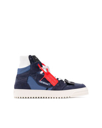 Baskets montantes bleu marine Off-White