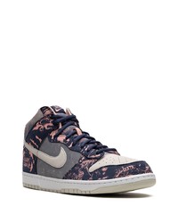 Baskets montantes bleu marine Nike